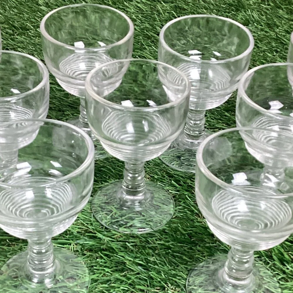 Vintage Anchor Hocking Manhattan Sherry Wine Glasses 3.5